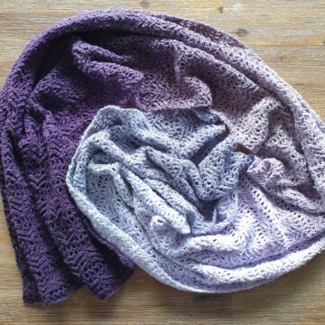 Lavender Waves Scarf