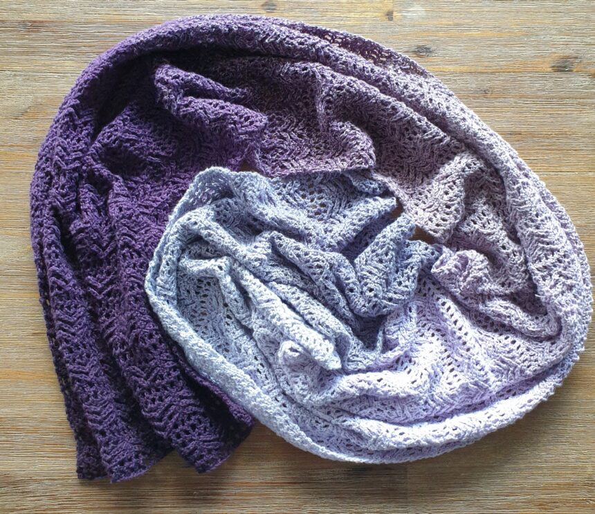 Lavender Waves Scarf