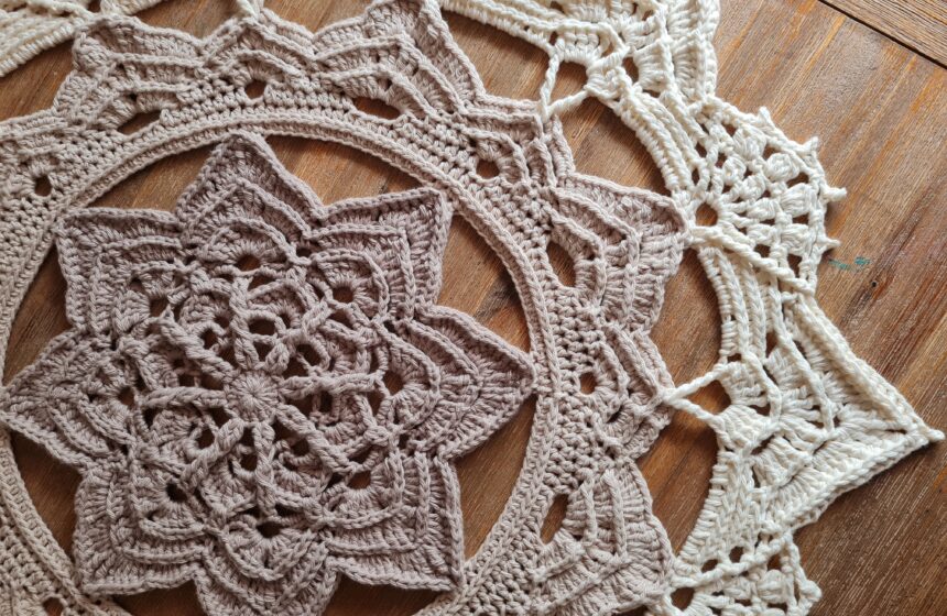 I am a Lotus Flower Doily Crochet Pattern