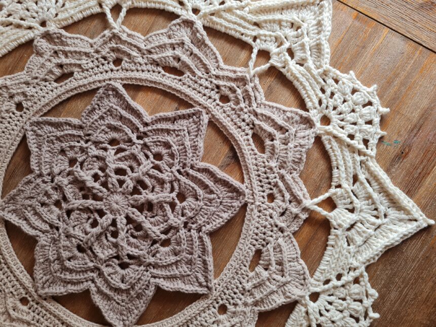 I am a Lotus Flower Doily Crochet Pattern