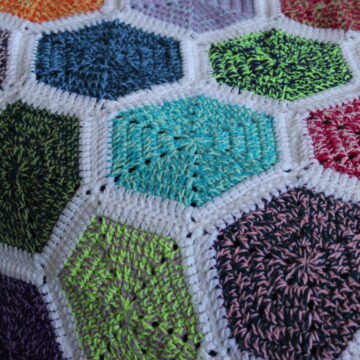 Rainbow Endz Blanket Crochet Pattern