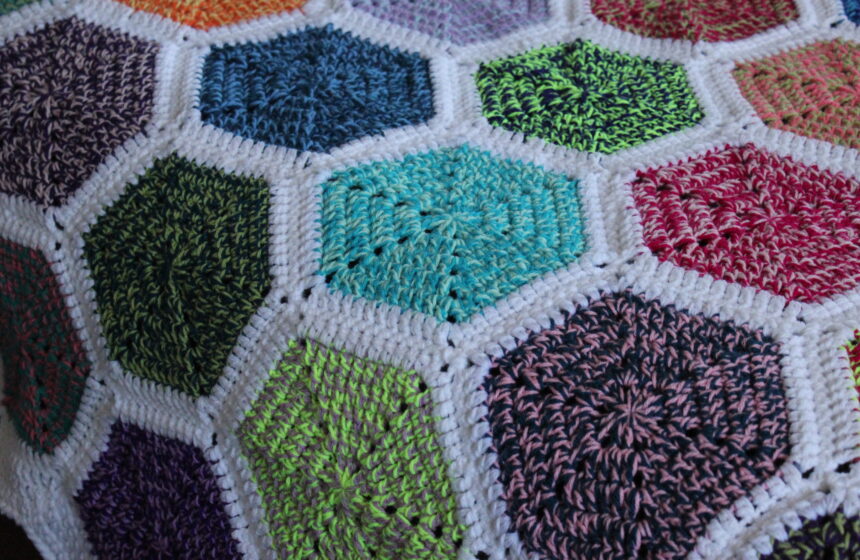 Rainbow Endz Blanket Crochet Pattern