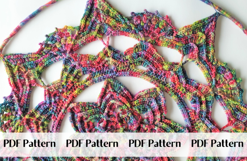 I am a Lotus Flower Doily Crochet Pattern