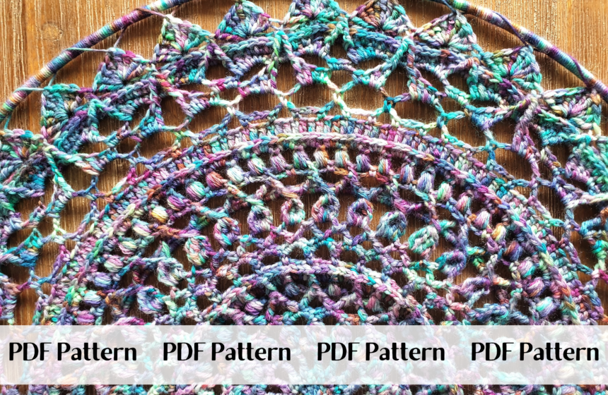 Paua Shell Mandala Crochet Pattern