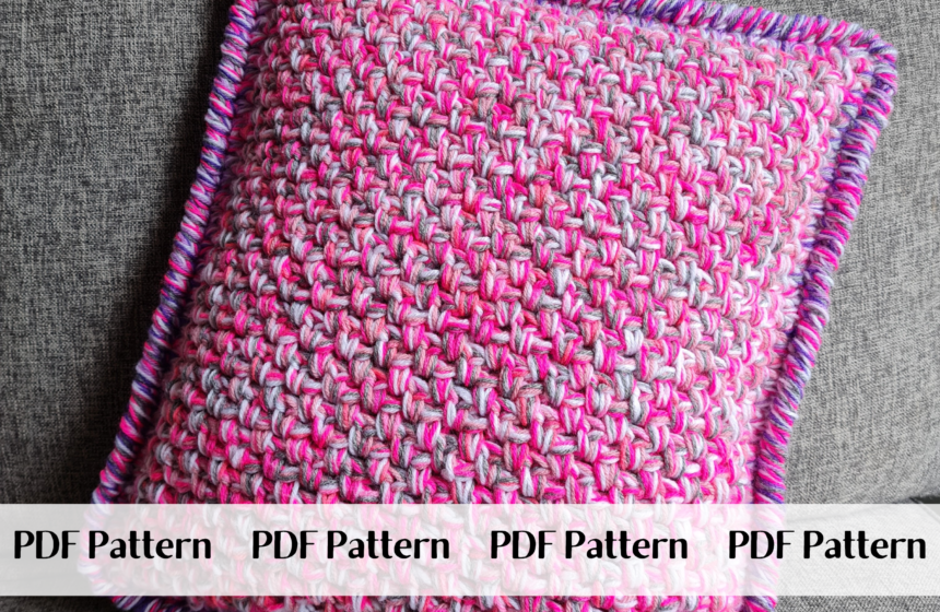 Chunky Cheery Cushion Crochet Pattern